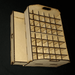 Porta-esmaltes con cajón