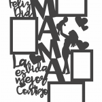 Marco "La vida es mejor contigo" - Vector SVG DXF para Laser CO2 - Descargable gratis | Stanser