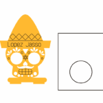 Portavelas "Calavera" - Vector descarganle para corte CNC y grabado laser gratis | Stanser