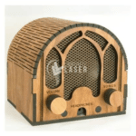 Radio antigua - Vector SVG DXF para CNC Router y Laser CO2 - Descargable gratis | Stanser