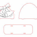 Servilletero "Campanas" - Vector descarganle para corte CNC y grabado laser gratis | Stanser