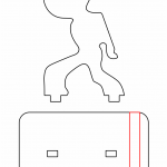 Soporte para celular "Niño" - Vector descarganle para corte CNC y grabado laser gratis | Stanser