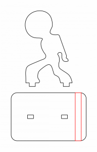 Soporte para celular «Niño»