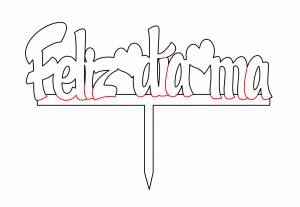 Decoración de corazones para mamá