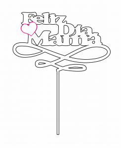 Decoración «Feliz día Mamá»