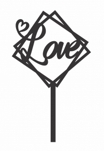 Topper «Love»
