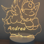 Lámpara de unicornio - Vector SVG DXF para Laser CO2 - Descargable gratis | Stanser