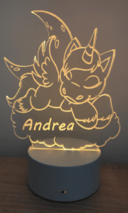 Lámpara de unicornio