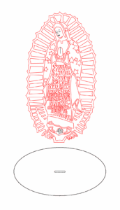 Virgen (22x11cm)