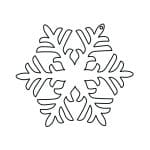 Ornamento de copo de nieve - Vector descarganle para corte CNC y grabado laser gratis | Stanser