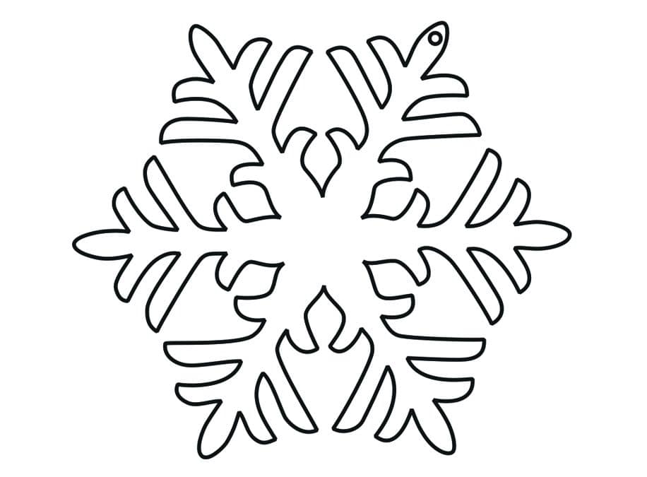 Ornamento de copo de nieve