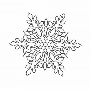 Adorno de copo de nieve