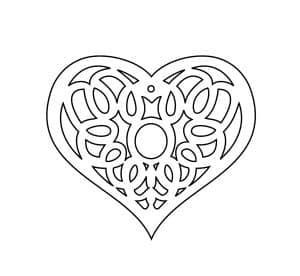 Adorno de corazón