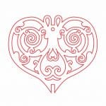 Adorno de corazón - Vector descarganle para corte CNC y grabado laser gratis | Stanser