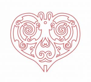Adorno de corazón