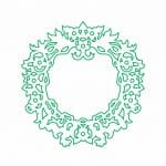 Corona con flores - Vector descarganle para corte CNC y grabado laser gratis | Stanser