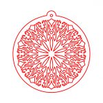 Esfera con garigoles - Vector descarganle para corte CNC y grabado laser gratis | Stanser