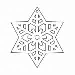 Esfera "Estrella de copo" - Vector descarganle para corte CNC y grabado laser gratis | Stanser