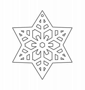 Esfera «Estrella de copo»
