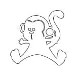 Monito - Vector descarganle para corte CNC y grabado laser gratis | Stanser