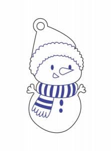 Pequeño muñeco de nieve