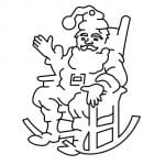 Adorno para árbol "Santa" - Vector descarganle para corte CNC y grabado laser gratis | Stanser