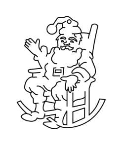 Adorno para árbol «Santa»