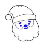 Cara de Santa - Vector descarganle para corte CNC y grabado laser gratis | Stanser