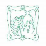 Santa adornando el árbol - Vector descarganle para corte CNC y grabado laser gratis | Stanser