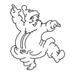 Santa bailarín 2 - Vector descarganle para corte CNC y grabado laser gratis | Stanser
