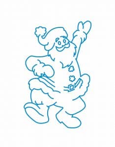 Santa bailarín