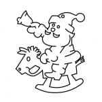 Santa con campana - Vector descarganle para corte CNC y grabado laser gratis | Stanser