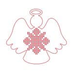 Ángel para bordar - Vector descarganle para corte CNC y grabado laser gratis | Stanser