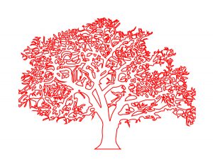 Árbol de copa irregular