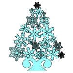Pino "Copos" - Vector descarganle para corte CNC y grabado laser gratis | Stanser