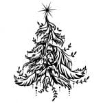Arbolito Navideño 23 - Vector descarganle para corte CNC y grabado laser gratis | Stanser