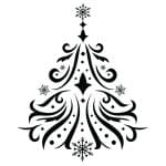 Arbolito Navideño 25 - Vector descarganle para corte CNC y grabado laser gratis | Stanser