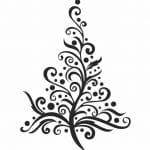 Arbolito Navideño 26 - Vector descarganle para corte CNC y grabado laser gratis | Stanser
