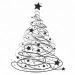 Arbolito Navideño 27 - Vector descarganle para corte CNC y grabado laser gratis | Stanser