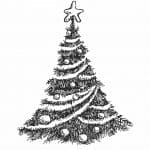 Arbolito Navideño 29 - Vector descarganle para corte CNC y grabado laser gratis | Stanser