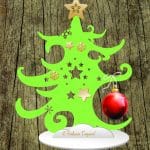 Arbolito Navideño 3 - Vector descarganle para corte CNC y grabado laser gratis | Stanser