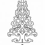 Arbolito Navideño 8 - Vector descarganle para corte CNC y grabado laser gratis | Stanser
