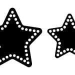 Bases de estrellas troqueladas para tejer - Vector SVG DXF para Laser CO2 - Descargable gratis | Stanser