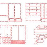 Caja "Maletín" - Vector SVG DXF para CNC Router y Laser CO2 - Descargable gratis | Stanser
