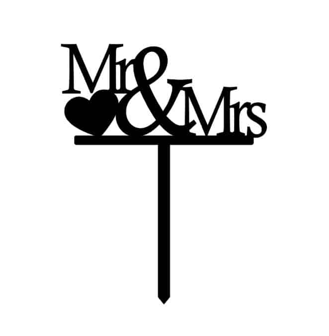 Topper «Mrs & Mr»