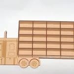 Tráiler pequeño (organizador) - Vector descarganle para corte CNC y grabado laser gratis | Stanser