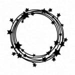Círculos con estrellas - Vector SVG DXF para CNC Router y Laser CO2 - Descargable gratis | Stanser