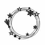 Círculos, estrellas y copos - Vector SVG DXF para CNC Router y Laser CO2 - Descargable gratis | Stanser