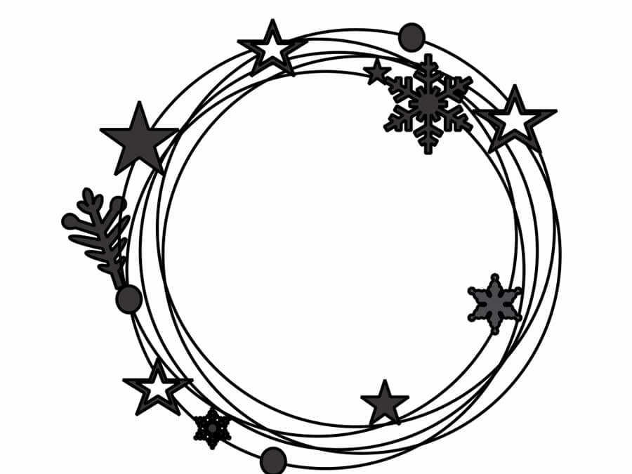 Círculos, estrellas y copos