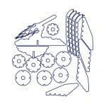 Cohete armable - Vector descarganle para corte CNC y grabado laser gratis | Stanser